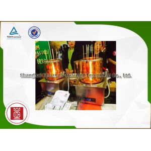 Stainless Steel Transparent Display Electric Vertical Commercial Kebab Barbecue