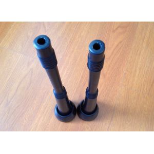 Black Rubber Teat Cup Liners For Milking Parlor / Milk Claw , FDA Approved