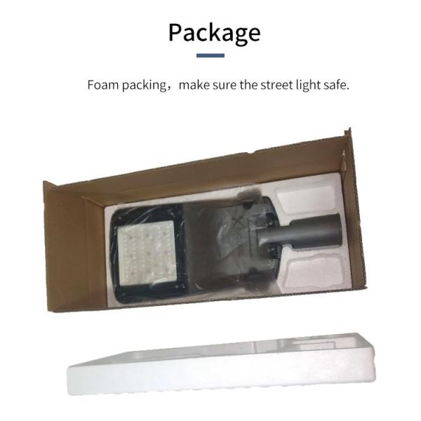 cw waterproof street lamp LED street light housing with 60mm bracket for residential area