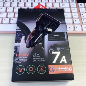 Fast Charge USB Auto Dual QC 3.0 Car Charger Portable Type C