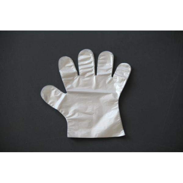 Buy Polyethylene Food Handling Disposable Poly Gloves Flat Pack Eco Friendly at wholesale prices
