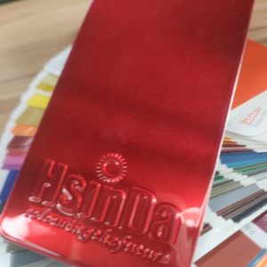 Candy Red Powder Coating Paint High Temperature Resistant for Automotive Metal