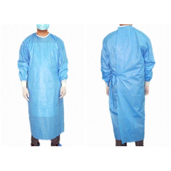 Anti Static Reinforced Surgical Gown , Disposable Isolation Gowns Alcohol