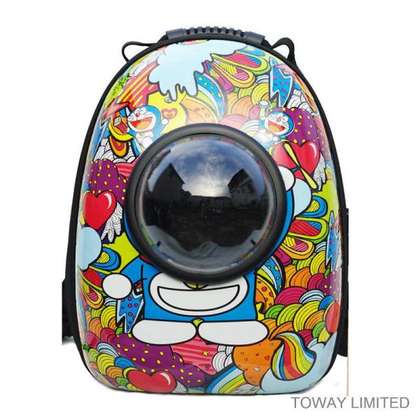 Buy  				Cartoon Customized Plastic Pet Carrier Outdoor Space Dog Bags 	         at wholesale prices