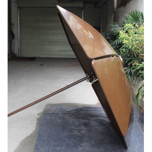 Commercial Aluminum Outdoor Patio Umbrellas 2342mm Height OEM ODM