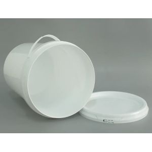 Round Lubricant Bucket for Heavy Duty Industrial Applications