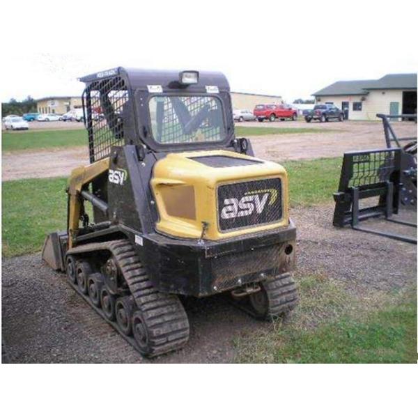 Small Skid Steer Track Loader Rubber Tracks Anti Vibration With 37 Link