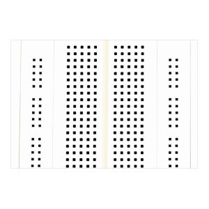 1580 tie-point White Breadboard ( round holes ) 17.4*11.7*0.85*cm
