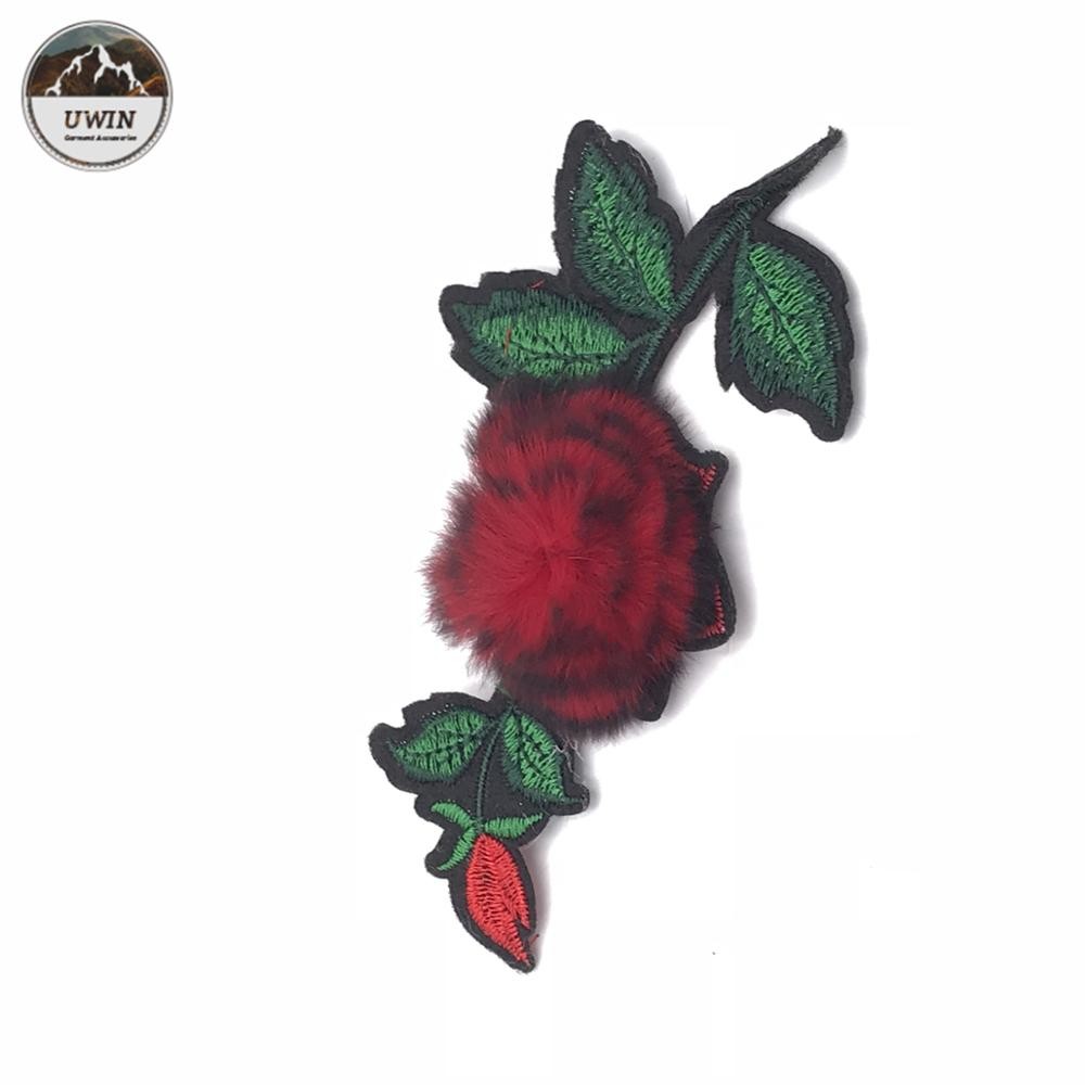 Distinct Design Floral Embroidery Patches , Eco Friendly Stick On Patches For