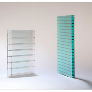 Multiwall Polycarbonate Hollow Sheet Twinwall Sun Panel Plastic Roofing Sheets