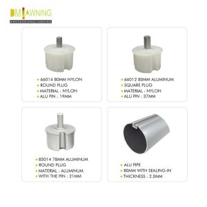 Awning Roller Blind Repair Kit Round Plug Nylon Tube Plug