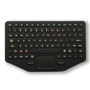 Silicon Rubber Mini Industrial Keyboard F9 IP67 Lightweight 390g