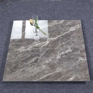 Stone Imitation Texture Marble Slab Tiles Glazed Polished Tiles 9mm