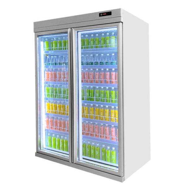 Buy Customized Commercial Glass Door Fridge Cooler For Beverage Wine 1463L at wholesale prices