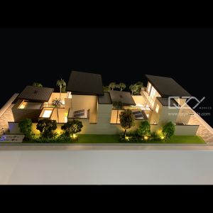 Aesthetic Villa Sales Model with 1:25 Scale Architecture Structural Model for