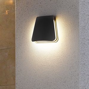 Modern creative fan imitation luminaria led aluminium art light fixtures wall