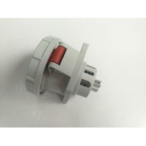 Red Cover Industrial Plug Sockets 32Amp Rated Current Nylon Material