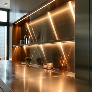 Classic Stainless Steel Recessed Wall Niche For Timeless Style