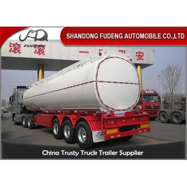 Buy Aluminum 28t Capacity 45000 Liters Fuel Tanker Semi Trailer at wholesale prices