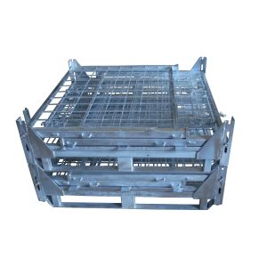 Stackable Storage Container, Wire Mesh Container, Metal Container