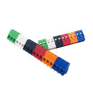 5.08mm Pitch PCB Mounted Screw Terminal Blocks 2P 3P Jointed Multi-colour