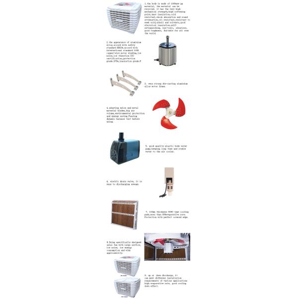 brand new environmental protection big airflow air cooler