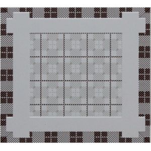 Washing Room Suspended Artistic Ceiling Tiles Smokeproof / Waterproof