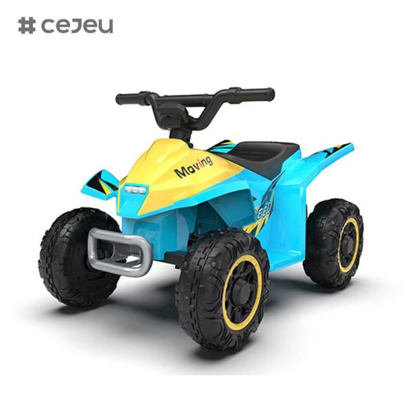 CJ-YB-618 Hot Sale Factory Direct Wholesale Source Kids Mini Atv Ride on Quad Battery Power Buggy Toy Off-road Motorcycle with Music
