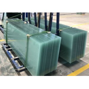 6mm Transparent Tempered Glass Board Stain Resistant Flat Surface