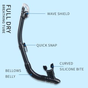 ZMZDIVE Freediving Snorkel Mask Set Prescription Snorkeling Goggles