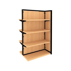 Cold Rolled Steel Customized Supermarket Display Shelving Racks