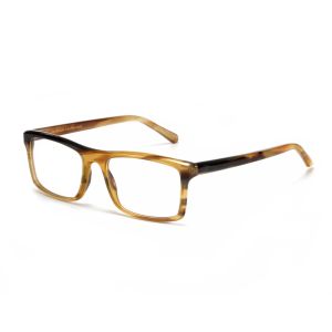 Horn Frame Optical 145mm Full Rim Glasses Classical Luxury Business