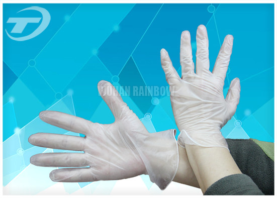 Buy Examination Medical Disposable Gloves Powder Free Clear Vinyl Gloves at wholesale prices