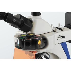 Integrated Dark Field Polarizing Lab Biological Microscope 4 Position