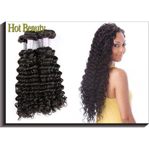 Buy Soft Hand Feeling Peruvian Virgin Hair Extensions For Beauty Nautral Black 1b# at wholesale prices