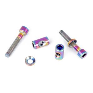Bike Titanium Alloy Hexagon Flange Bolt Seatpost Fastening Non Magnetic