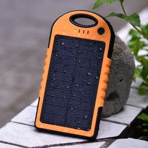 China 10000mAh solar power bank waterproof dustproof and shockproof solar charger on sale
