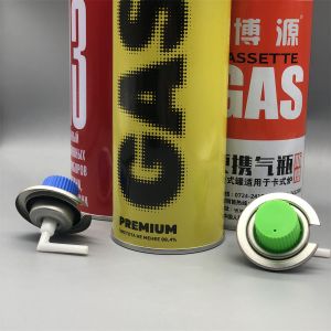 Butane gas valve suitable for home cooking, with safety, leak prevention and