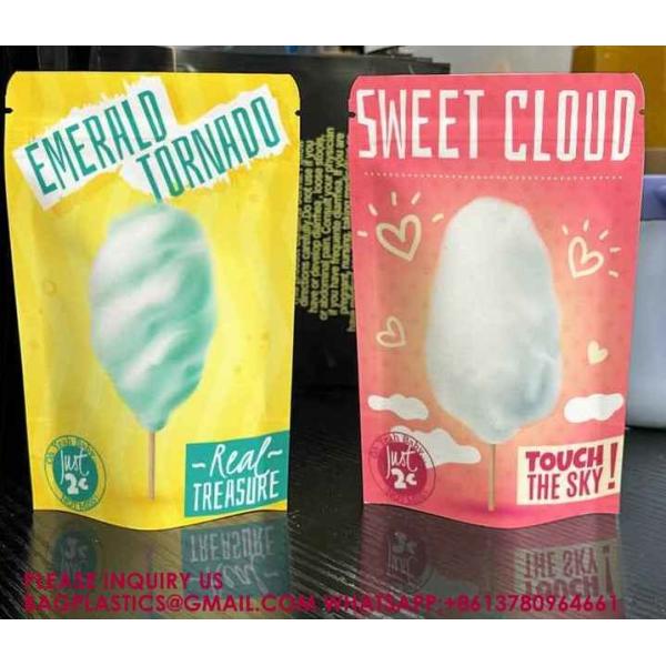 Packaging Sweets Tea Biscuits Aluminium Foil Bags Self-Standing Zipper Packaging Bags