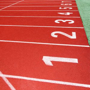 Professional 13mm Thickness Sandwich Synthetic Rubber Running Track Cement