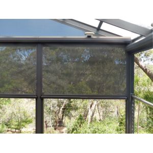 Window Zip Track Awning Sunscreen Blinds 52x10mm Alu Anodized