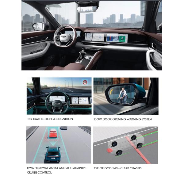 JILI Xingyue L 5-Door Suv Smart Adult Mobility Electric Vehicle Car 4770x1895x1689mm