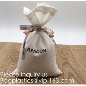 Organic Cotton Reusable Produce Bags, Biodegradable Eco-Friendly Bulk Bin Bags