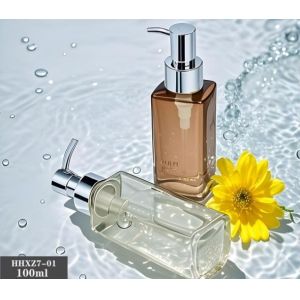 Customized Plastic Bottles Square 100ml PET Bottle