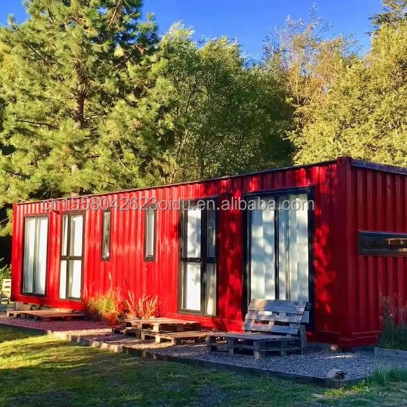 Outdoor 40Ft 20Ft Prefab Expandable Container Home Portable 2-5 Bedroom Prefabricated Shipping House Shop Mobile Granny Flat