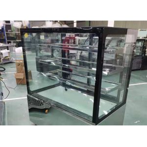 China R290 Deli Patisserie Flat Glass Display Fridge 380 Ltr on sale