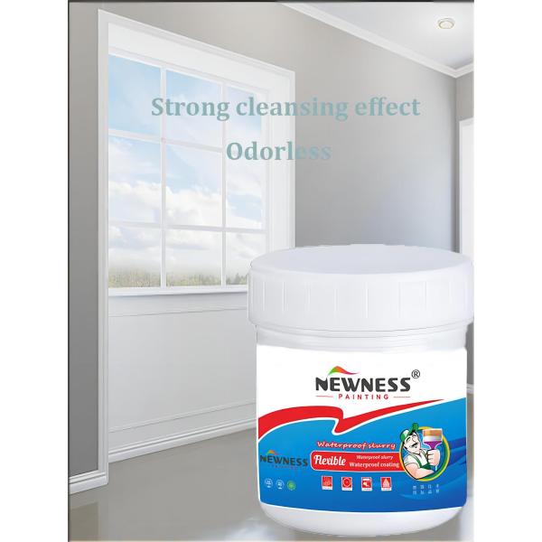 Tio2 MF White Water-based Polyurethane Waterproof Coating for Basement and Concrete Roof