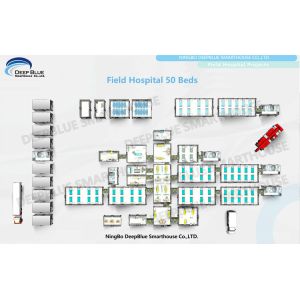 Deepblue Foldable Modular System Rapid Development Hospital Emergency Housing