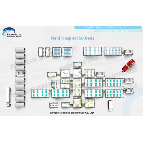 Deepblue Foldable Modular System Rapid Development Hospital Emergency Housing