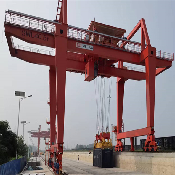 Customized Container RMG Rail Mounted Gantry Crane 10 Ton-40 Ton